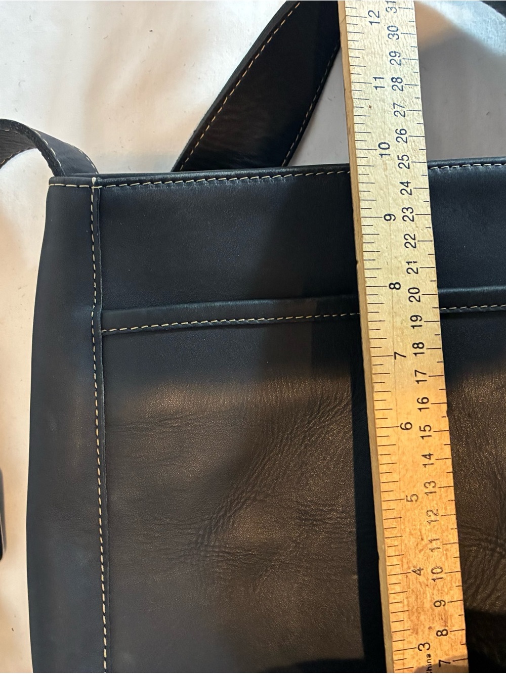 Coronado 100%  Black Genuine Leather Crossbody Shoulder Bag Handcrafted - Picture 16 of 16